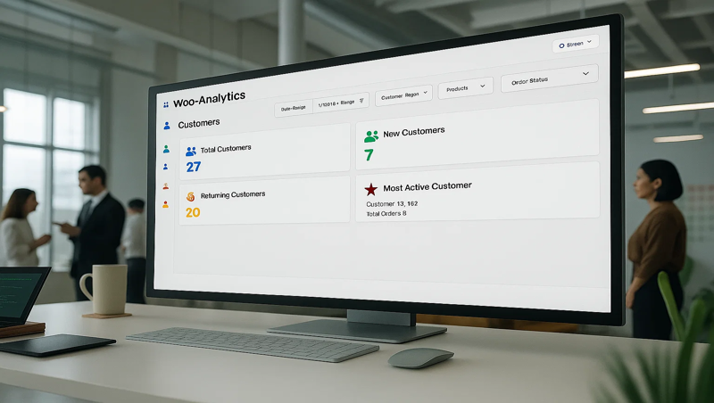 Real-Time WooCommerce Analytics Dashboard