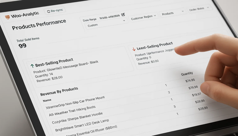 Real-Time WooCommerce Analytics Dashboard
